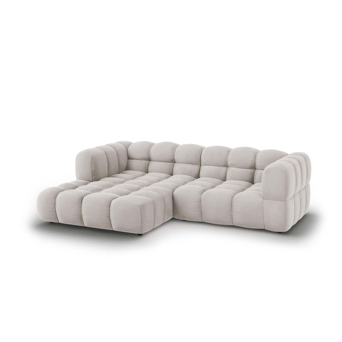 Cosmopolitan Design 3-zits hoekbank Sky links velvet