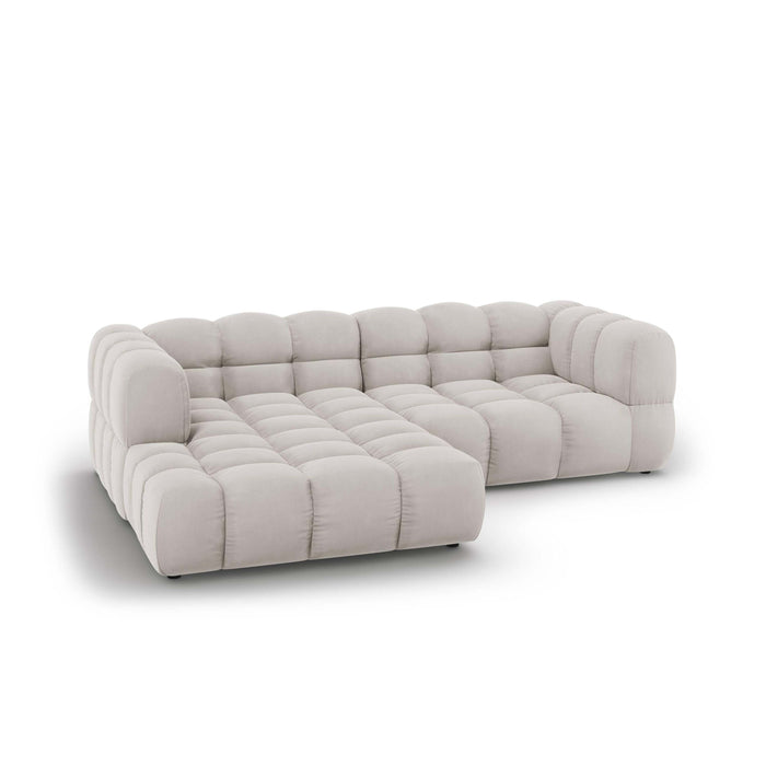 Cosmopolitan Design 3-zits hoekbank Sky links velvet