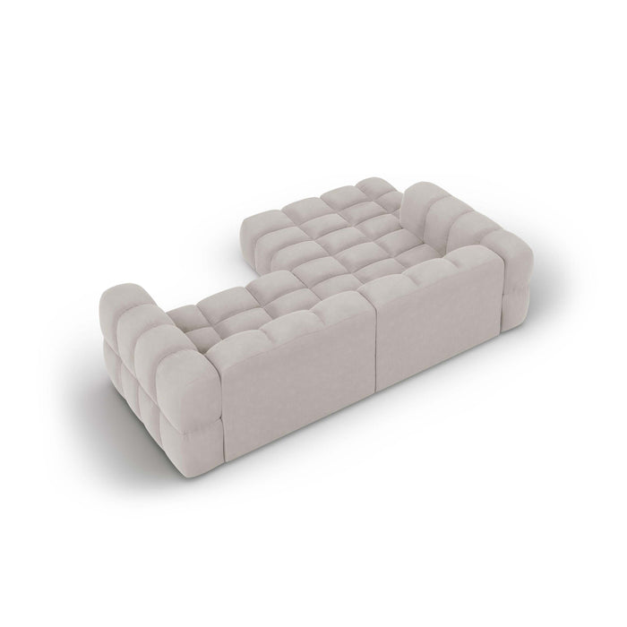 Cosmopolitan Design 3-zits hoekbank Sky links velvet