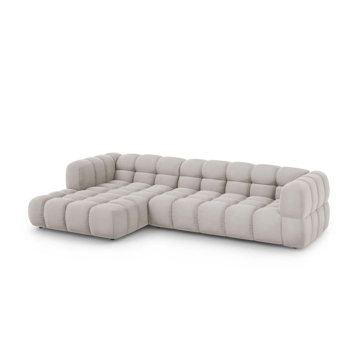 Cosmopolitan Design 4-zits hoekbank Sky links velvet