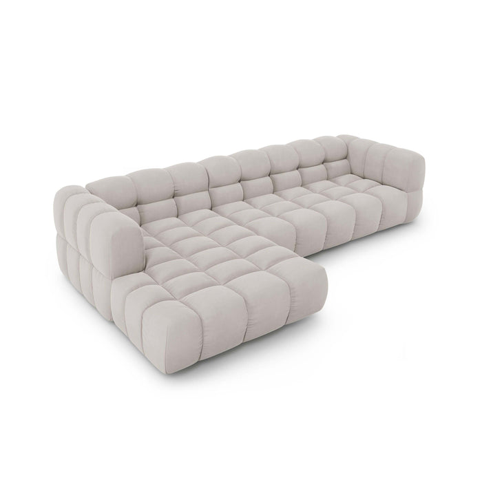 Cosmopolitan Design 4-zits hoekbank Sky links velvet