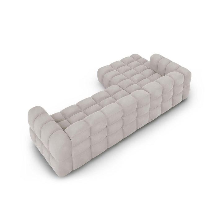 Cosmopolitan Design 4-zits hoekbank Sky links velvet