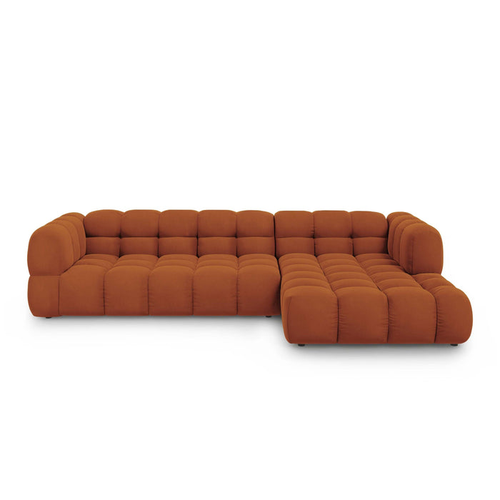 Cosmopolitan Design 4-zits hoekbank Sky rechts velvet