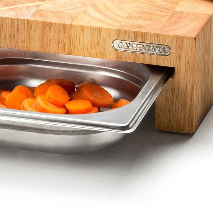 Continenta Snijplank met 3 inox laden