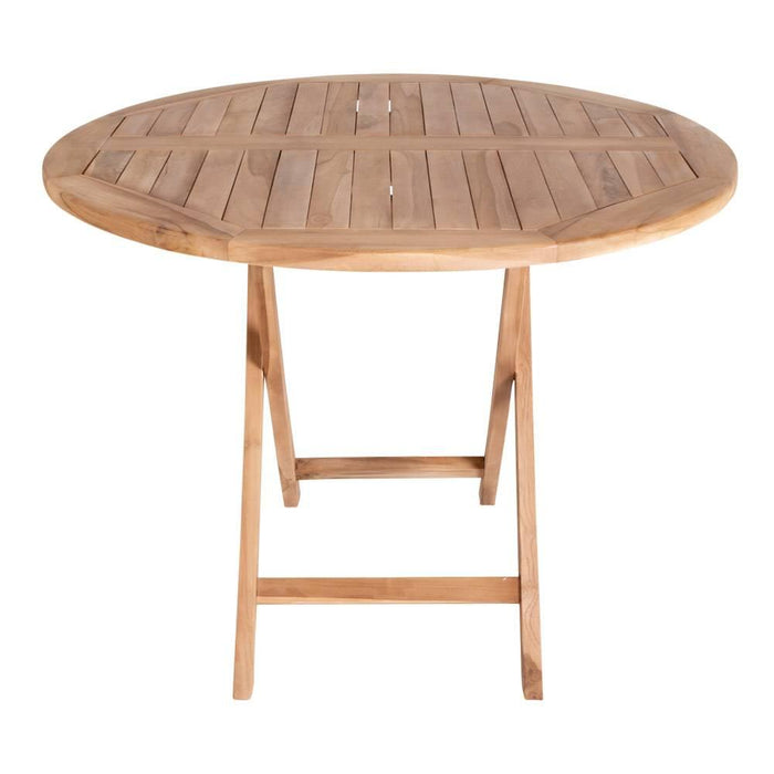 House Nordic Oviedo Ronde Eettafel Teakhout