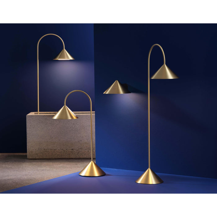 Frandsen Grasp sokkellamp H60 LED oplaadbaar brass