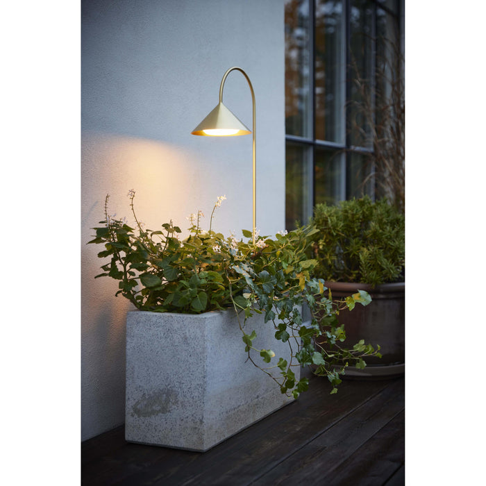 Frandsen Grasp sokkellamp H60 LED oplaadbaar brass