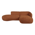 by fonQ Soft Ottomane Bank Links - Micro Chenille - Terra