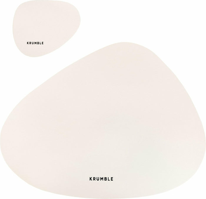 Krumble Placemat set design - 2 stuks - Wit