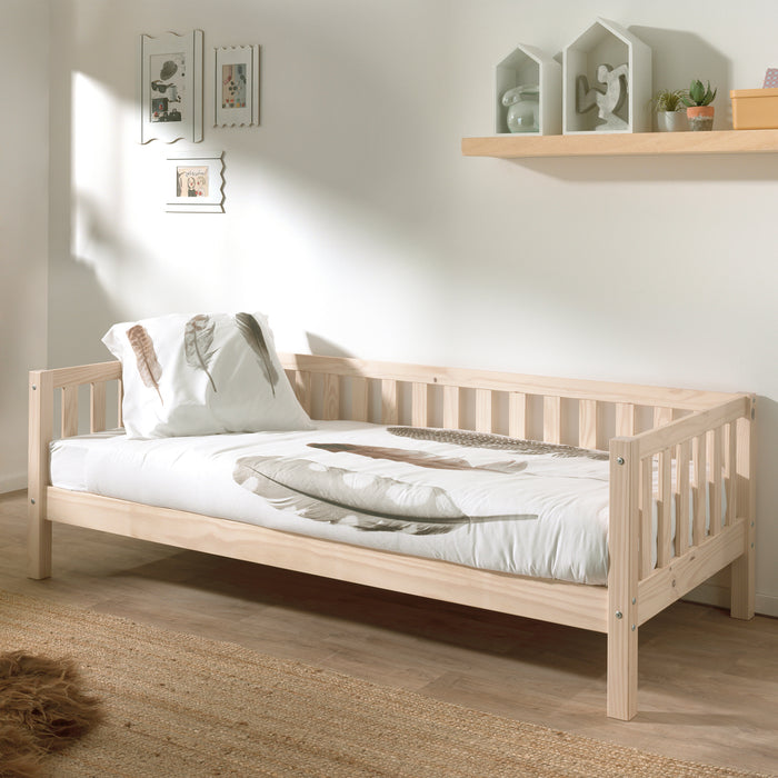 Vipack Fritz Kajuitbed 90 x 200 cm - Milky Pine