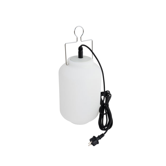 QAZQA Smart buiten hanglamp wit 20cm incl. Wifi A60 - Pion