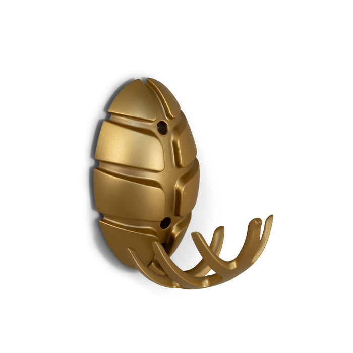 SPINDER DESIGN BUG Wandkapstok - Goud | Goud