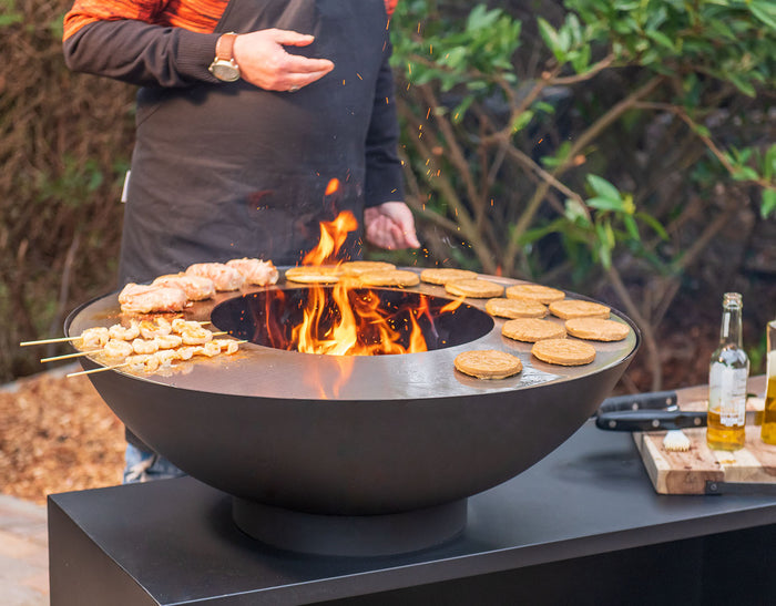 RedFire – Onyx – barbecue - BBQ - Zwart – Vuurschaal BBQ - Vuurkorf -