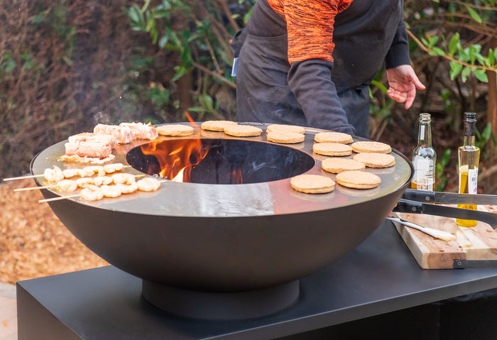 RedFire – Onyx – barbecue - BBQ - Zwart – Vuurschaal BBQ - Vuurkorf -