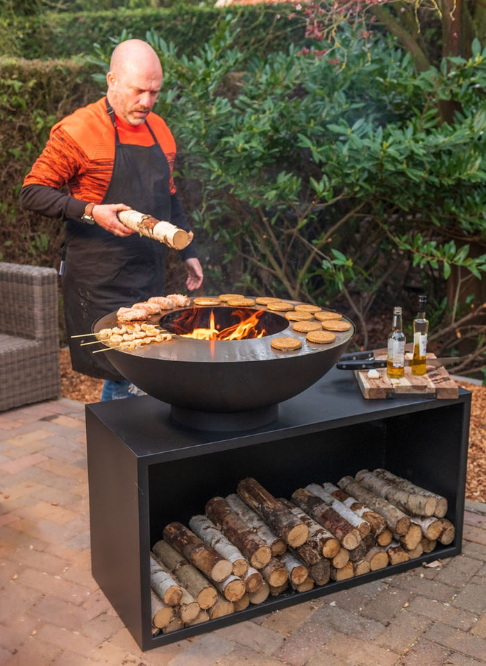 RedFire – Onyx – barbecue - BBQ - Zwart – Vuurschaal BBQ - Vuurkorf -