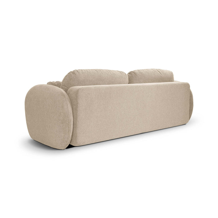 by fonQ Orin 3-zitsbank met Slaapfunctie - Chenille - Beige