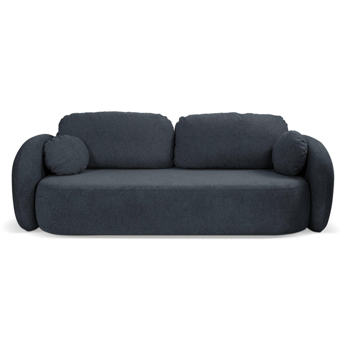 by fonQ Orin 3-zitsbank met Slaapfunctie - Chenille - Blauw