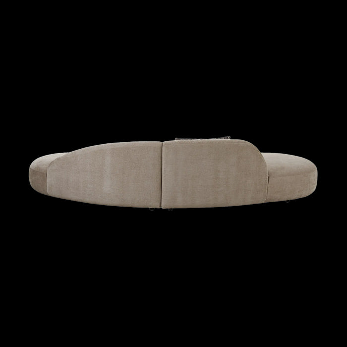 Artichok Milo zitbank met organische vorm - beige