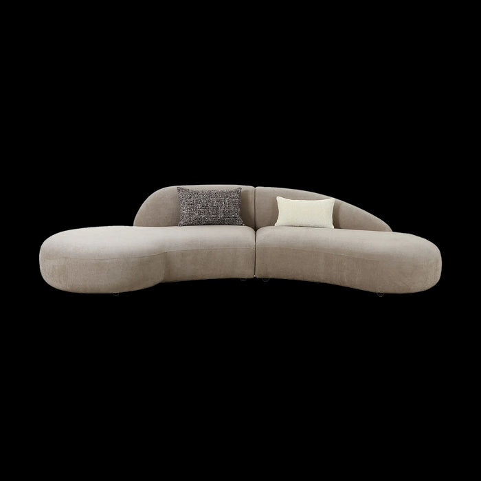 Artichok Milo zitbank met organische vorm - beige