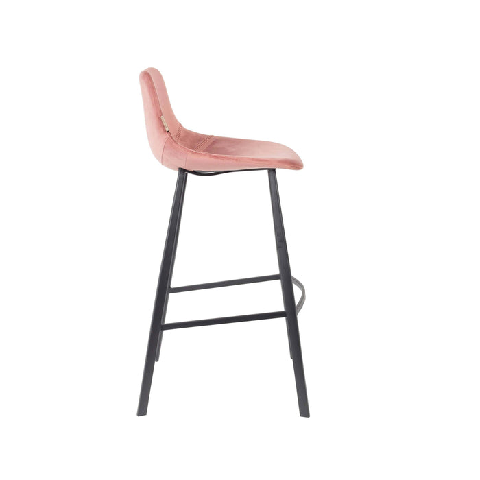 Dutchbone Franky Barkruk Roze 80 cm - Set van 2