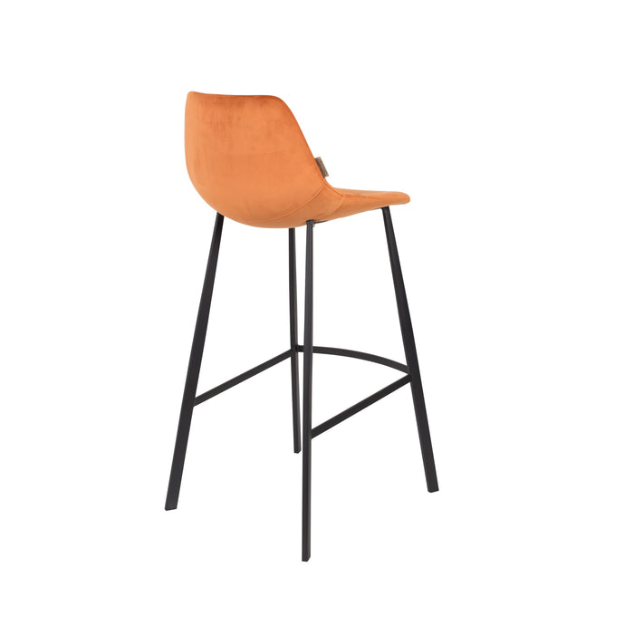 Dutchbone Franky Barkruk Oranje 80 cm - Set van 2
