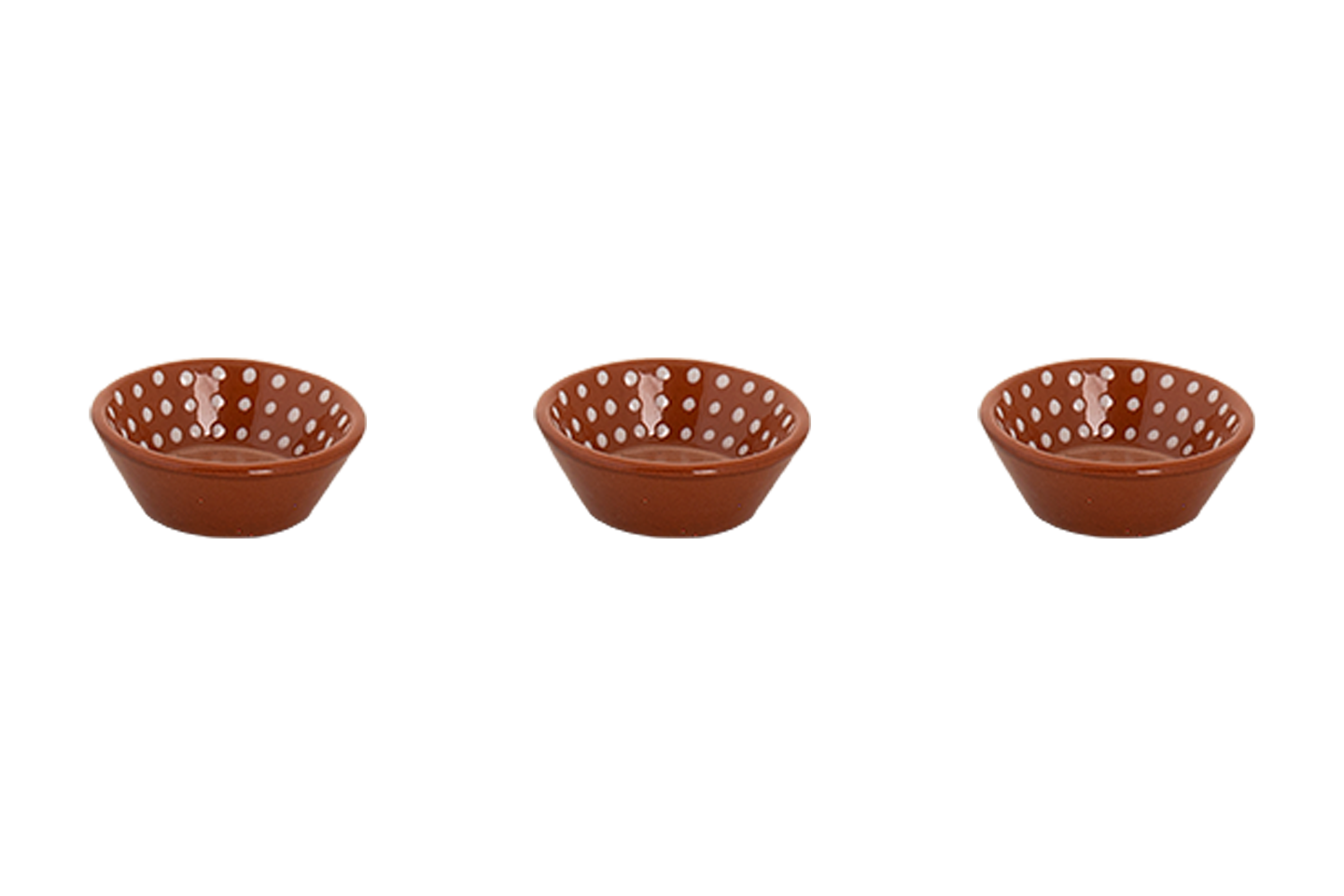 Colori Del Sud - Mezquita - Schaal - 3 stuks - 6 cl - ø 8 cm - Roze