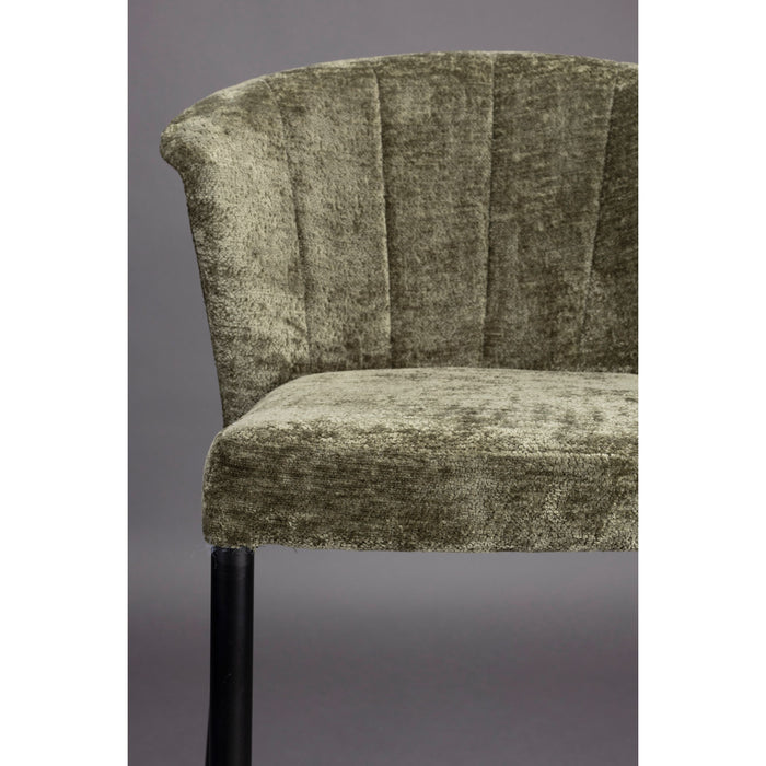 Dutchbone Georgia Kruk Counter| Barkruk Green - Set van 2 - Groen