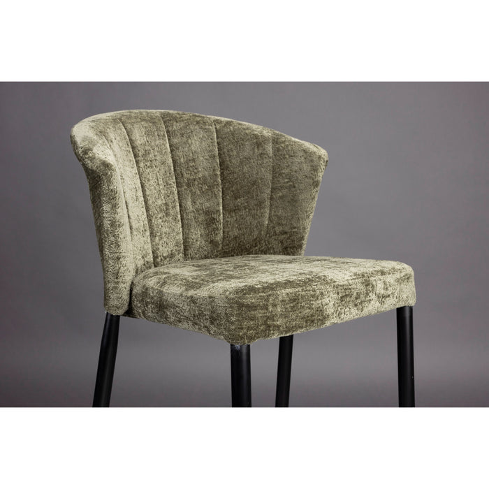 Dutchbone Georgia Kruk Counter| Barkruk Green - Set van 2 - Groen