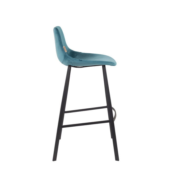 Dutchbone Franky Barkruk Blauw 80 cm - Set van 2