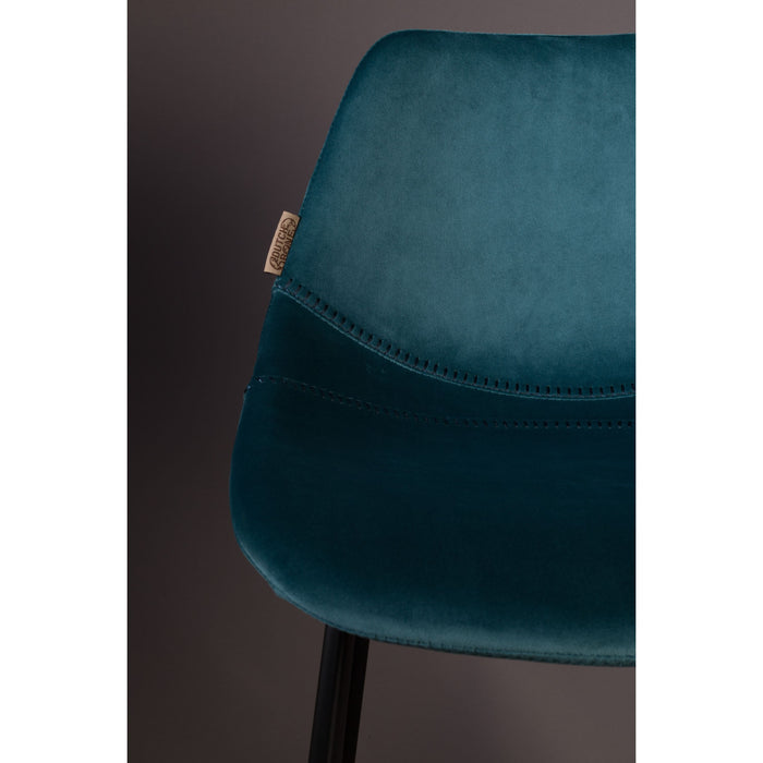 Dutchbone Franky Barkruk Blauw 80 cm - Set van 2