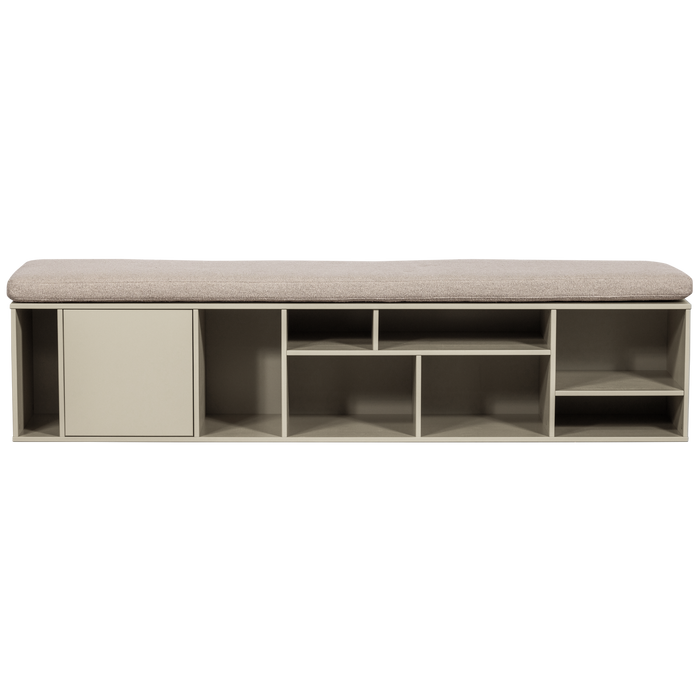 vtwonen Letterba(n)k XL Bankje - Grenen - Dust - 40x194x40