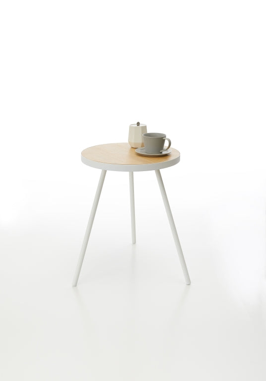 Yamazaki Bijzettafel Rond - Tower - Wit