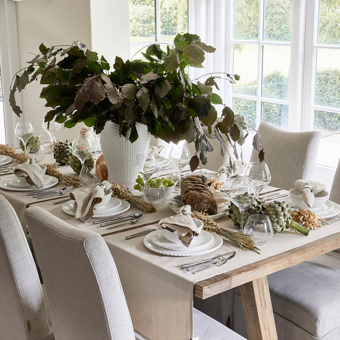 Riviera Maison Stoffen servetten set - Whisper Flax