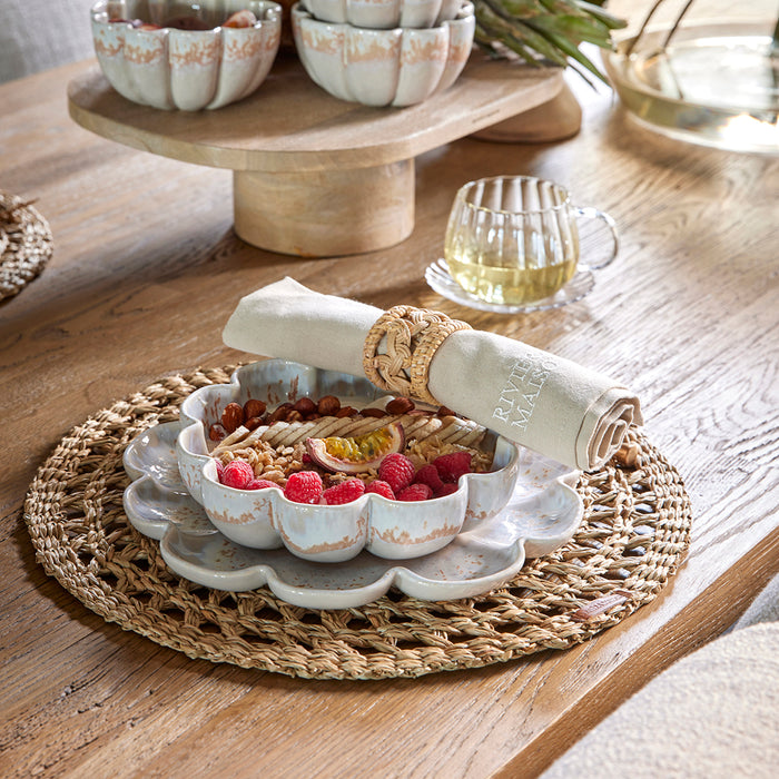 Riviera Maison Stoffen servetten set - Whisper Flax