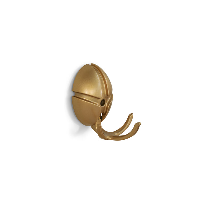 SPINDER DESIGN TICK Wandkapstok - Goud | Goud