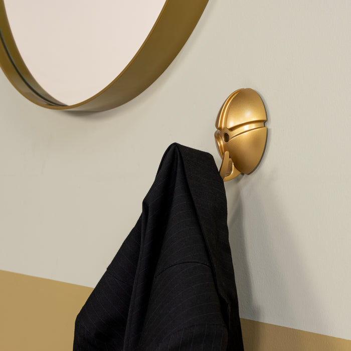 SPINDER DESIGN TICK Wandkapstok - Goud | Goud