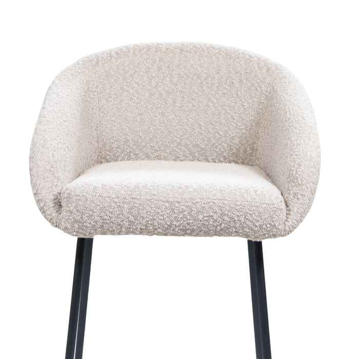 Giga Meubel - Barkruk Beige - Stof|Textiel - Lova - Set van 2