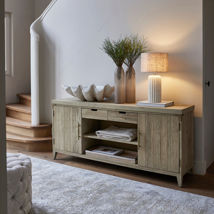 Riviera Maison Tafellamp Naturel - Brielle - Marmer (ØxH) 15x38