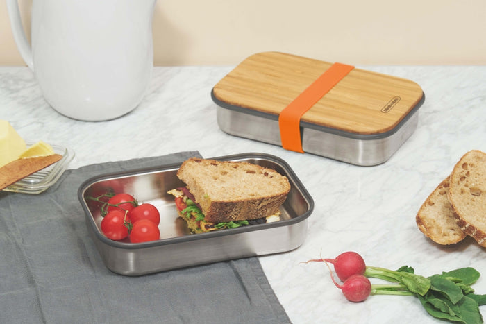 Black+Blum RVS Broodtrommel - 900ml - Oranje