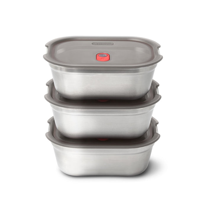 Black+Blum RVS Vershoudbakjes Set - Medium