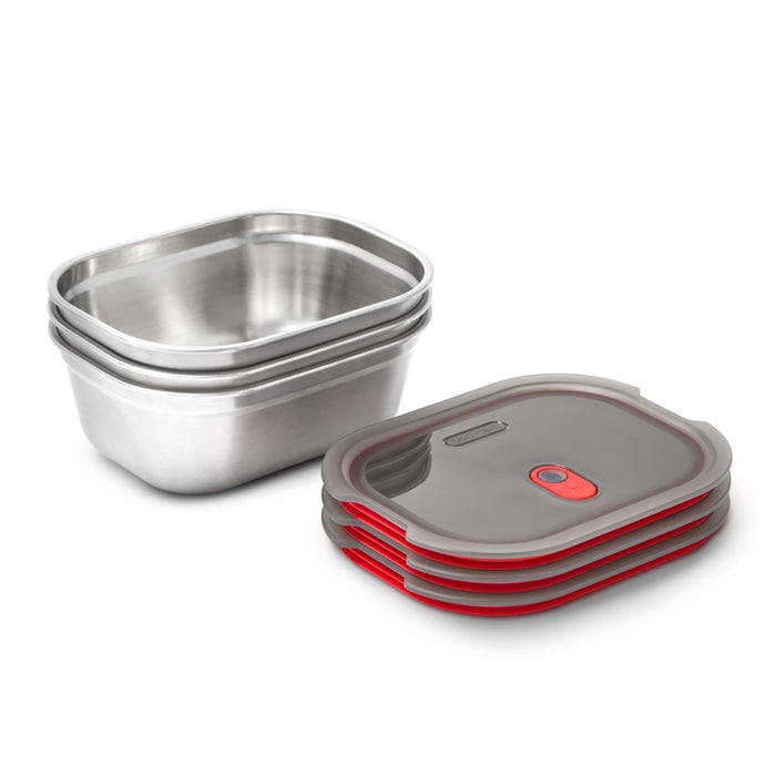 Black+Blum RVS Vershoudbakjes Set - Medium