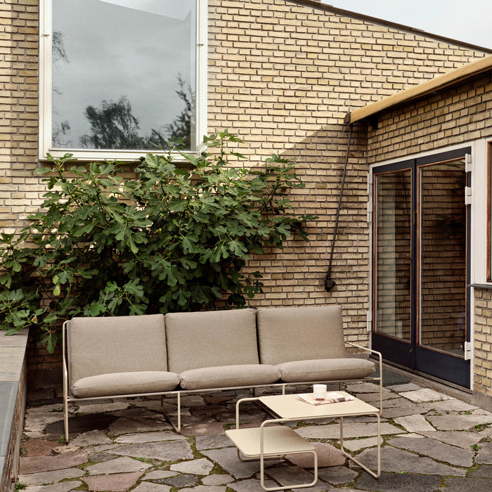 ferm LIVING Desert 3-zitsbank Dolce - Cashmere / Dark Sand