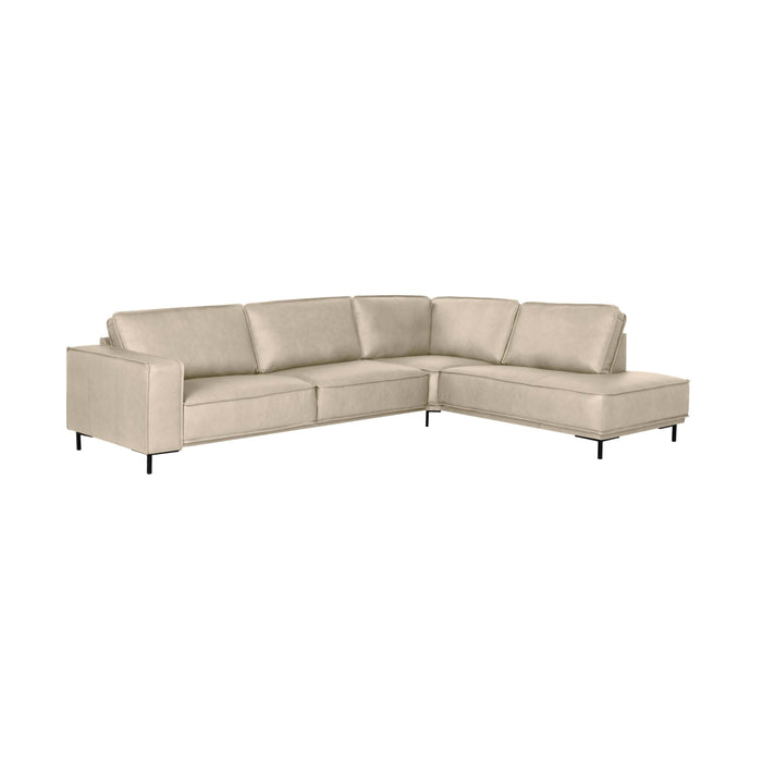 by fonQ Brisk Hoekbank Rechts - Buffelleer - Beige