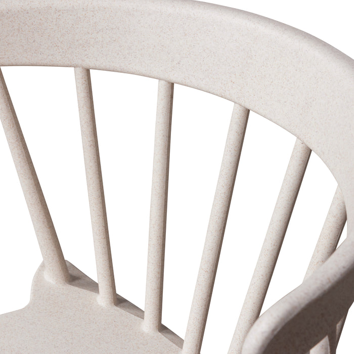 Woood Bliss Spijlenstoel - Off White Melange