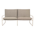 ferm LIVING Desert 2-zitsbank Dolce - Cashmere / Dark Sand