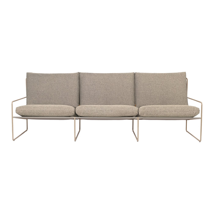 ferm LIVING Desert 3-zitsbank Dolce - Cashmere / Dark Sand