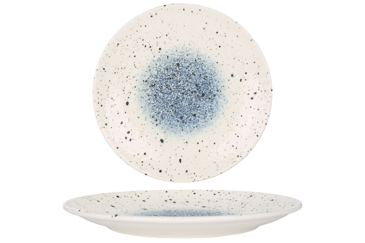 Rinart Dinerbord - Splash - Porselein - 27 cm - set van 6