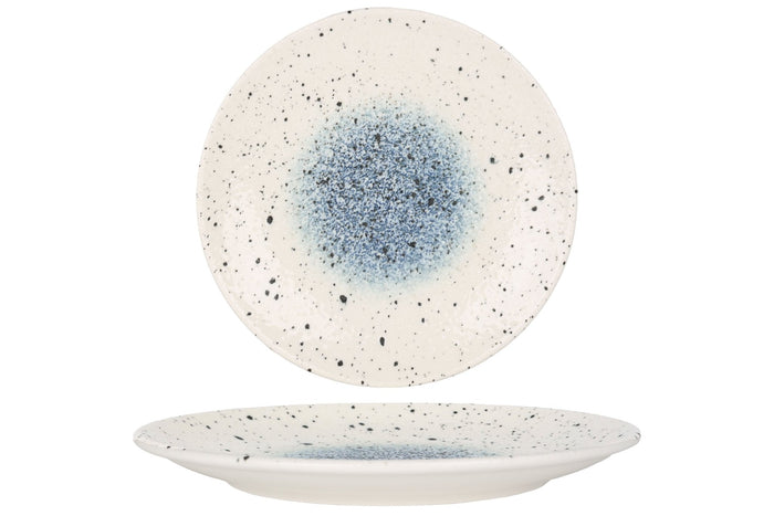 Rinart Dinerbord - Splash - Porselein - 27 cm - set van 6