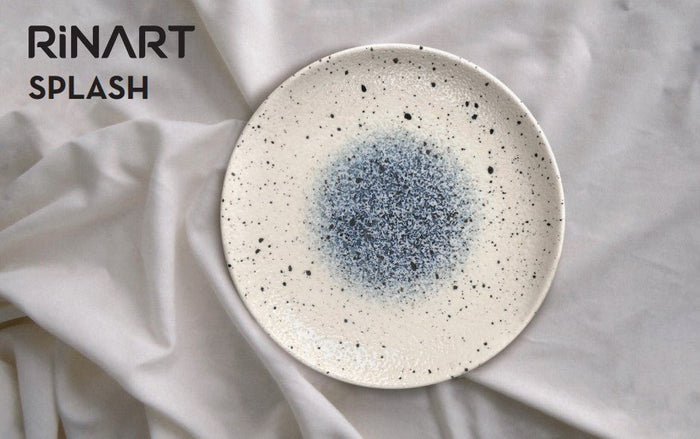 Rinart Kommetje - Splash - Porselein - 16 cm - set van 6