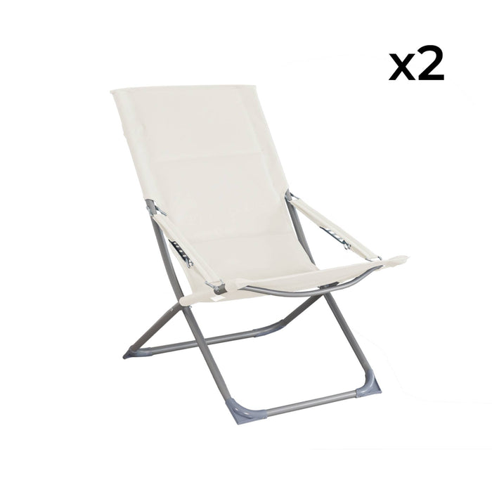sweeek - Opvouwbare tuinstoel (Set van 2)